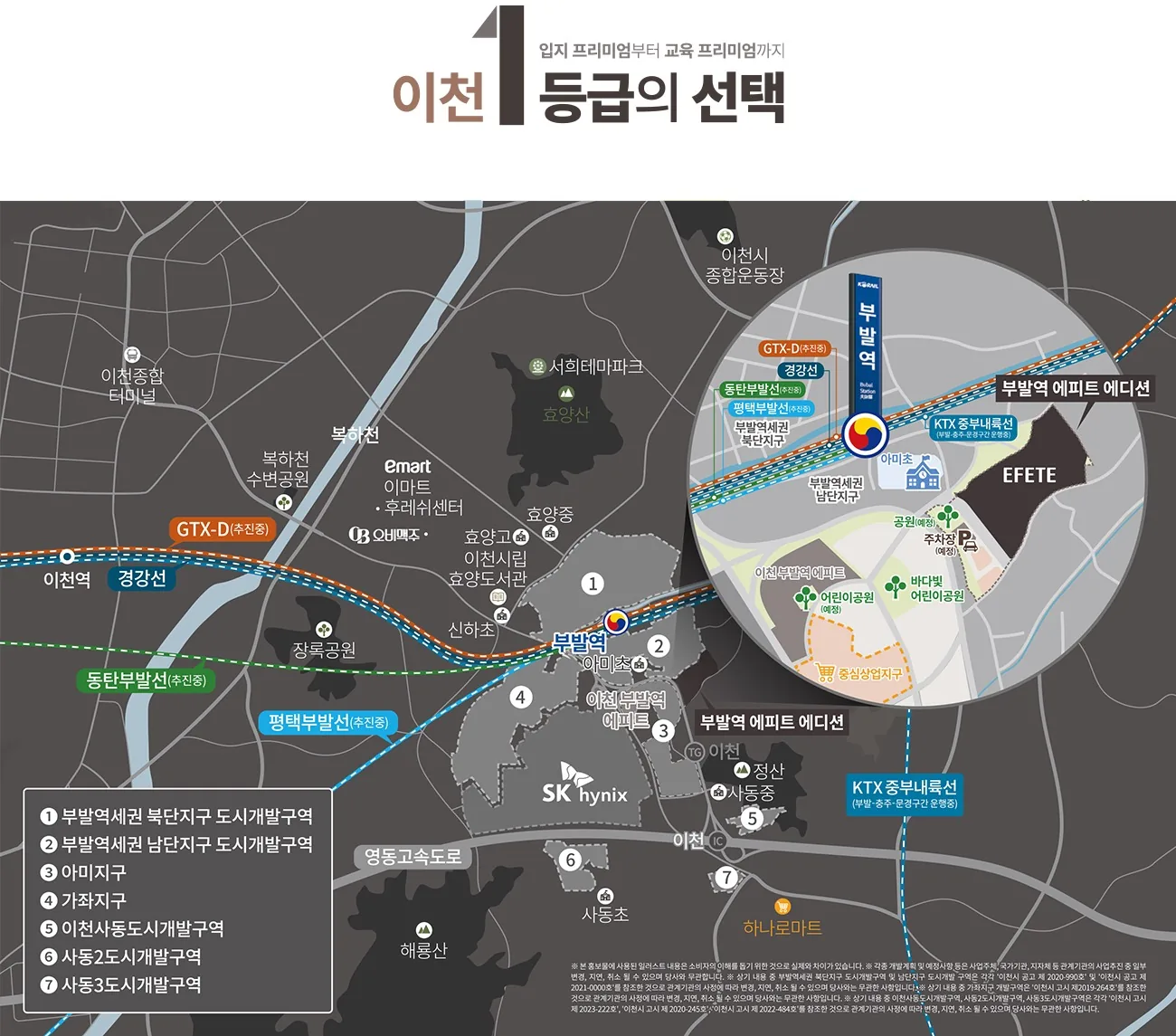 이천 부발역 에피트 에디션 입지환경 지도